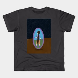 Portal to a whole new world Kids T-Shirt